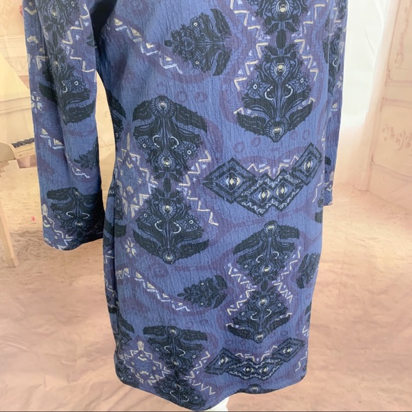 NEW Free People Midnight Bodycon Print dress - Picture 4 of 8